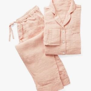 Serena & Lily linen pajamas size medium